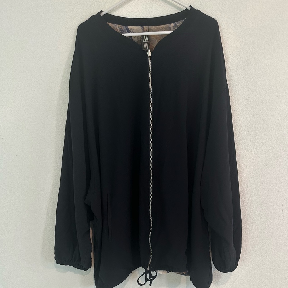 MarlaWynne Black Bomber Jacket